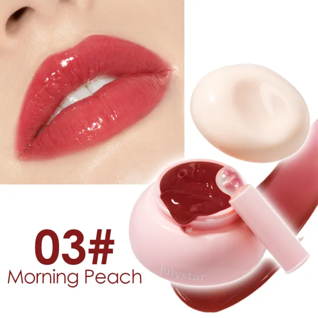 Women's Solid Mirror Shiny Jelly Lip Gloss 03Style - Shop at LoveMi