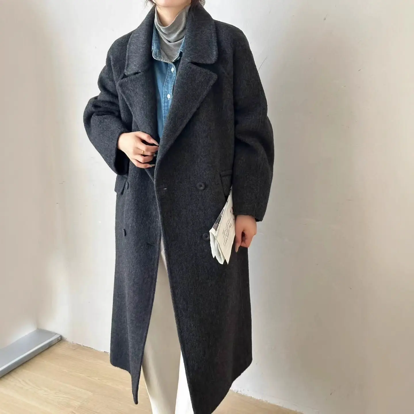 Dongdaemun Double Faced Wool Coat