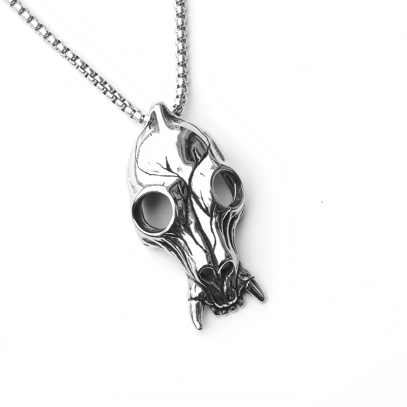 Domineering Hollow Skull Pendant Titanium Steel Stainless Steel Pendant