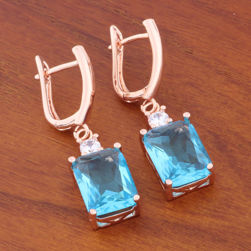 Stylish Vintage And Sophisticated Zircon Drop Earrings