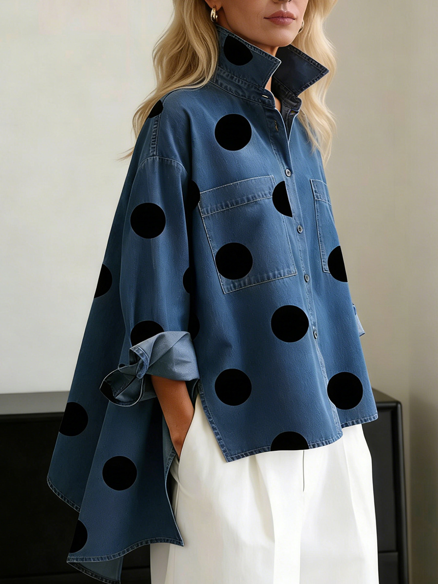 Veste femme à pois
