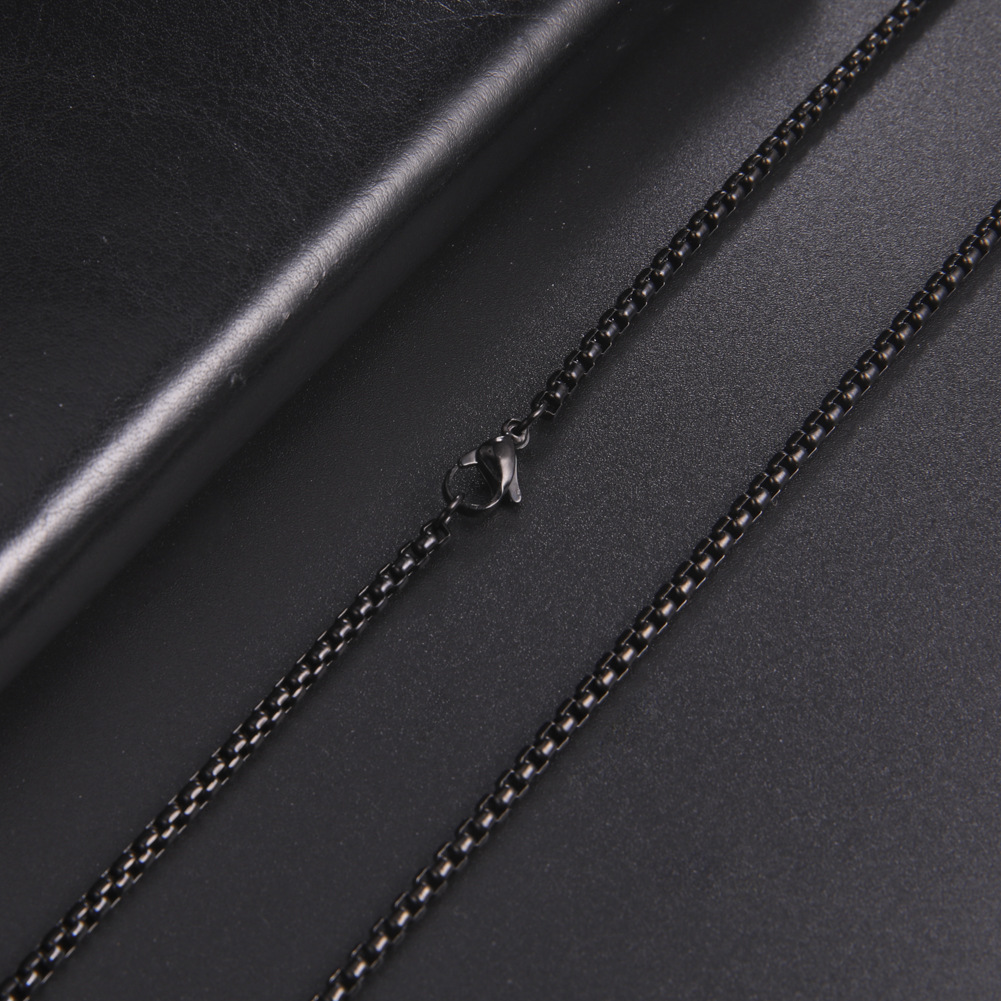 Simple Stainless Steel Necklace Single Chain