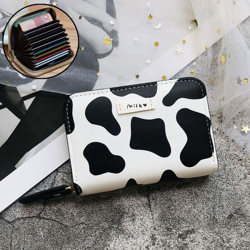 Black And White Cow 11 Card