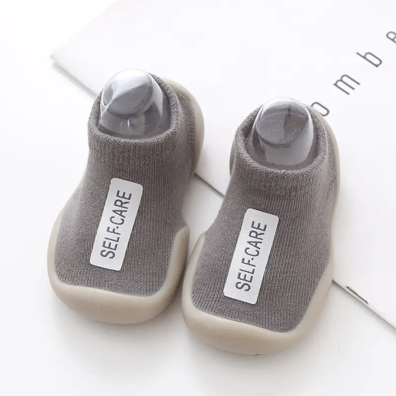 Baby Toddler Shoes Solid Color Labeling Non-slip
