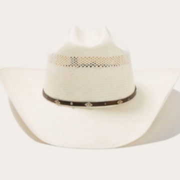 Knights Cap Cowboy Hat Five-point Straw-brimmed Cowboy Hat