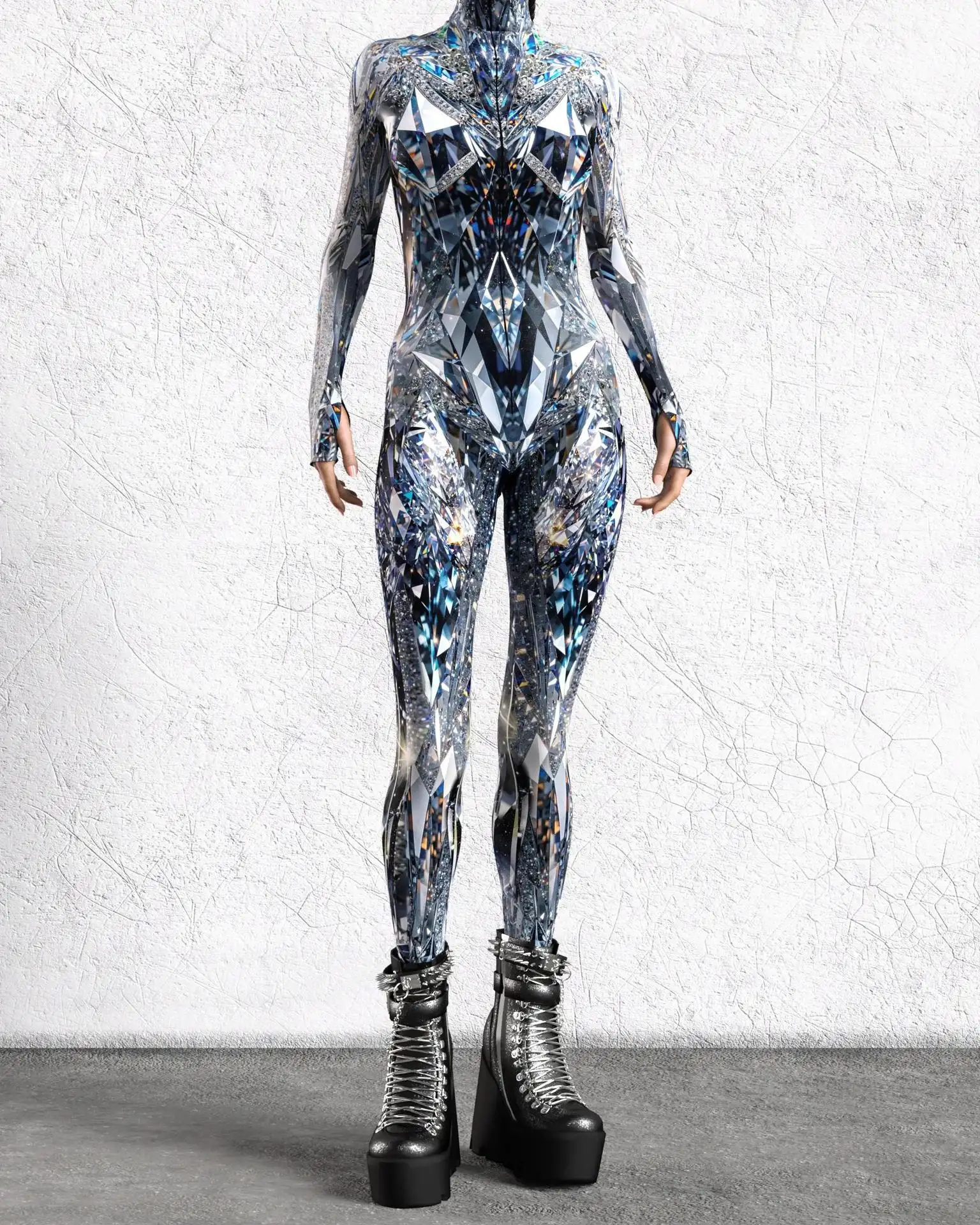 Halloween Tights 3D Digital Printing One-piece Play Costume