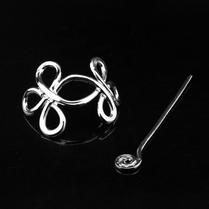 Title 4, European and American simple metal hairpin