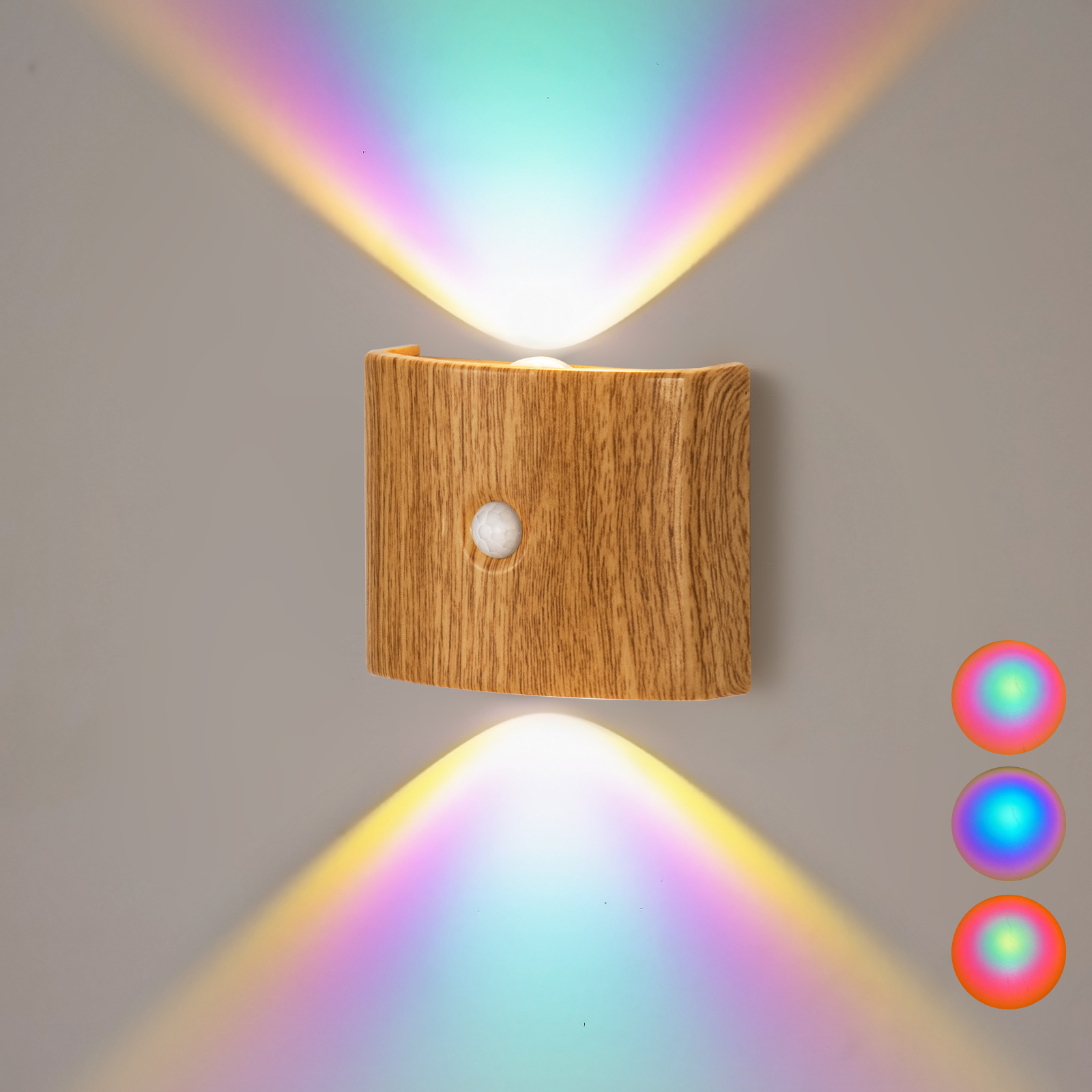 LED Infrared Motion-sensor Wall Light