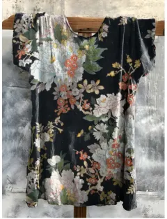 Fashion Digital Printing Loose Casual Women's Top - Jldt01Sx2584-M - View 1