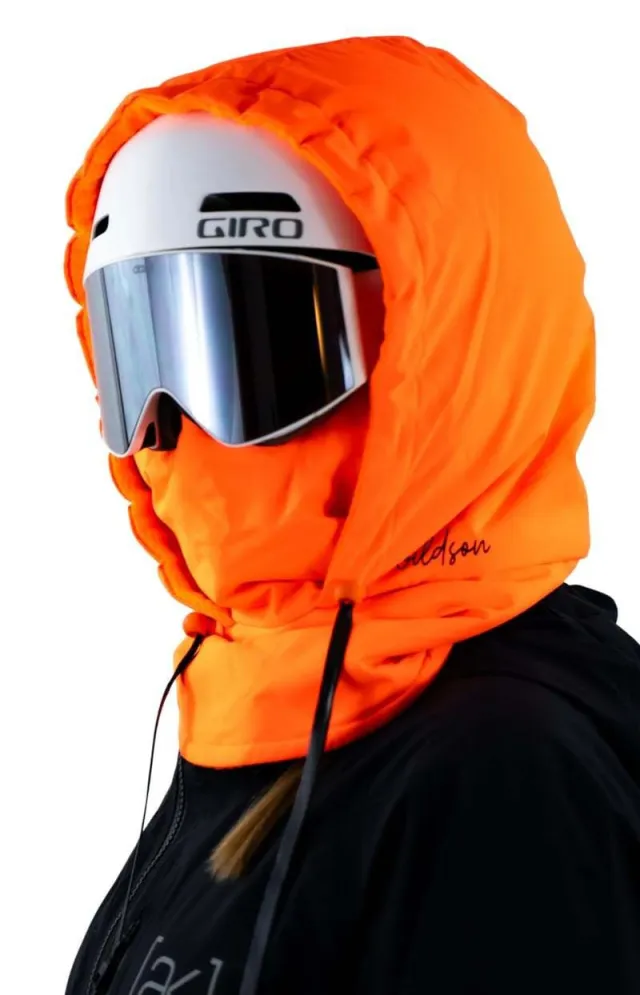 Multifunctional Three in one Velvet Thickening Ushanka Orange - Shop at LoveMi