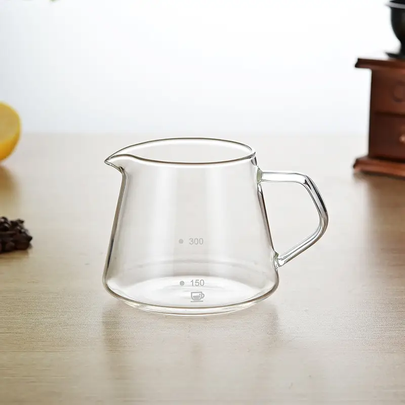 High Borosilicate Glass Hand Brewed Coffee Pot