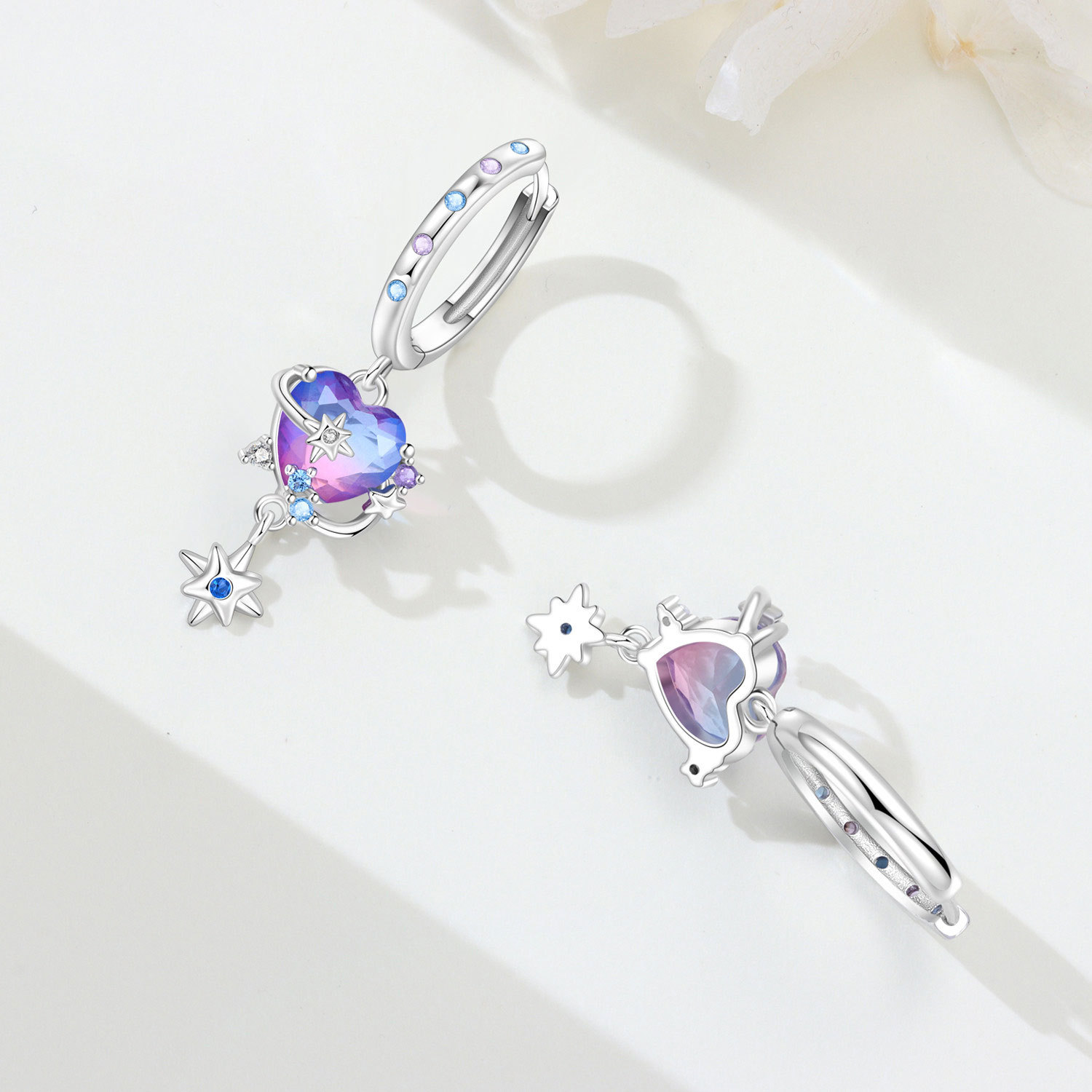 Silver Needle Original Niche High-End Instagram-Style Light Luxury Earrings