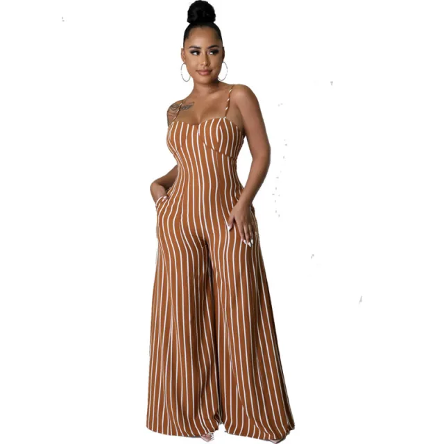 Elegant, Commuter friendly High waisted Milk Silk Pants Relaxed fit Jumpsuit Brown - Shop at LoveMi