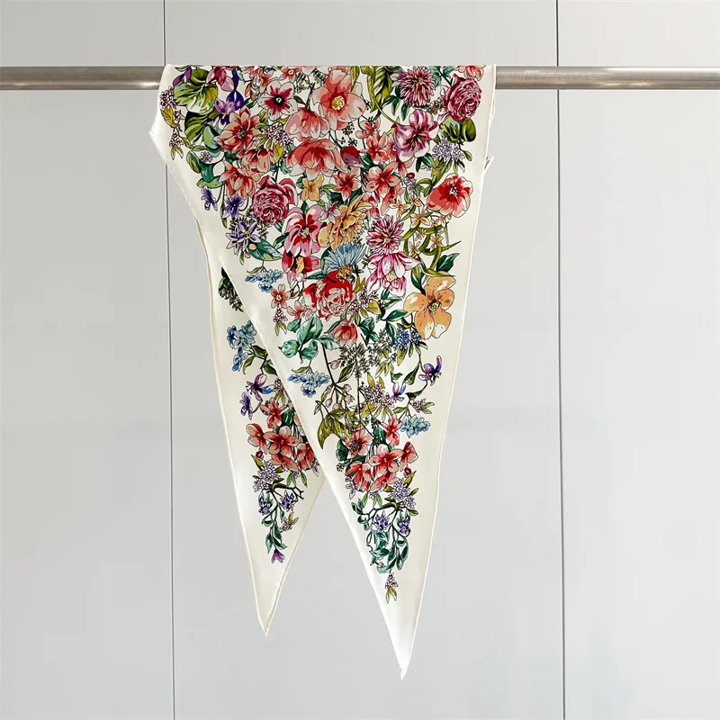 Twill Silk Scarf Women's Light Luxury - Diamond Butterfly-120Cm