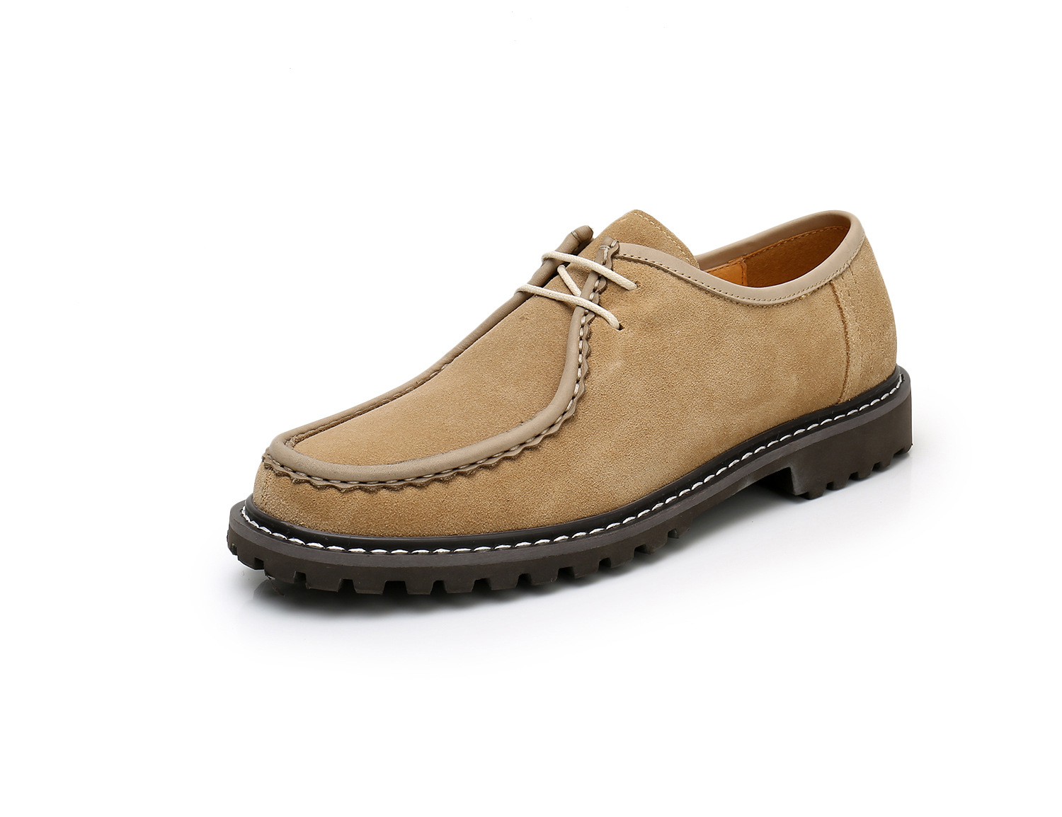 Title 15, Indian Leather Shoes American Retro Suit Shoes