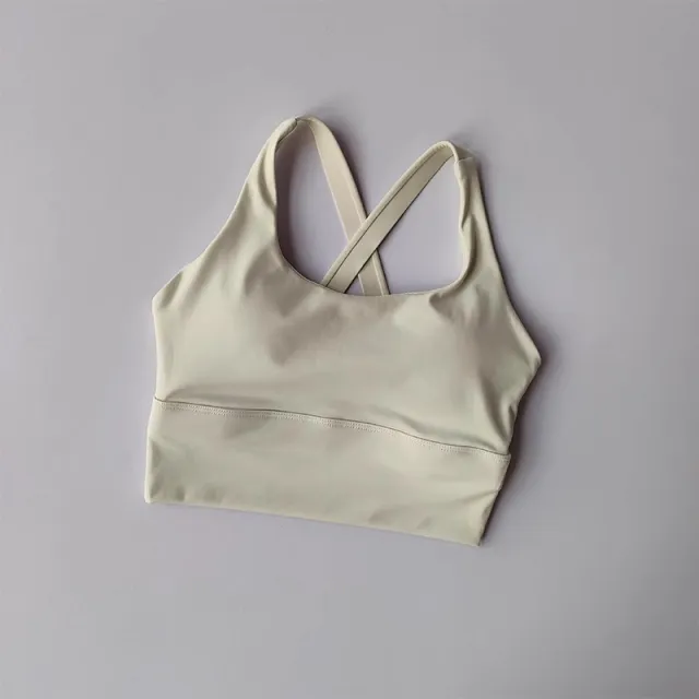 One piece Sports Underwear Breast Holding High strength Professional Shockproof White - Shop at LoveMi