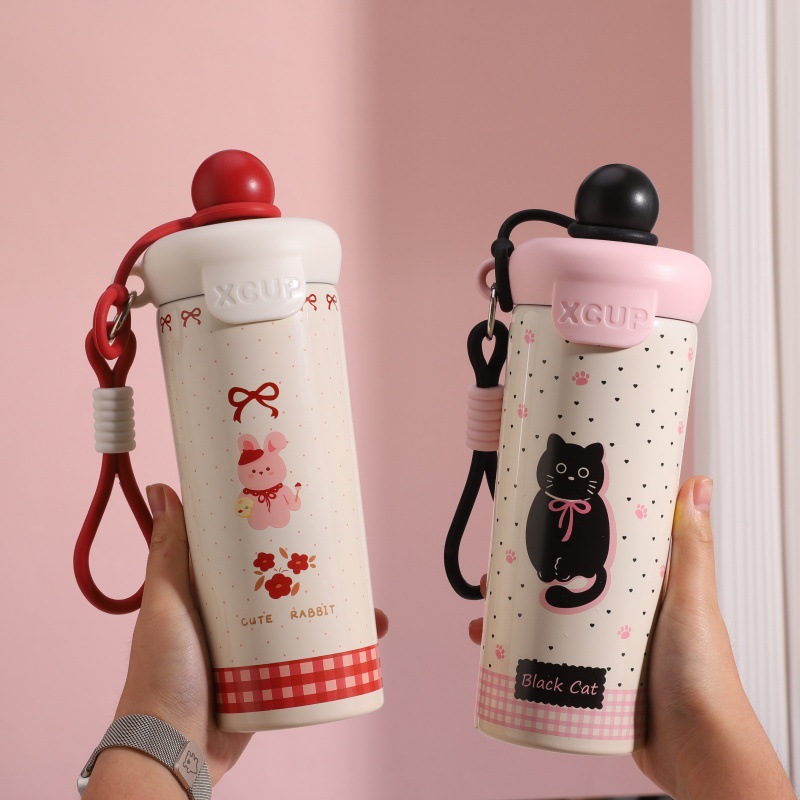 Insulated Cup Floating Kettle Cartoon Design