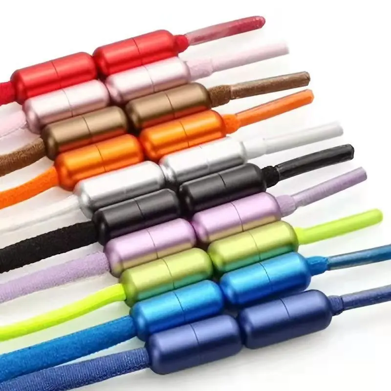 Lazy Multi-color Shoelace Metal Buckle Capsule