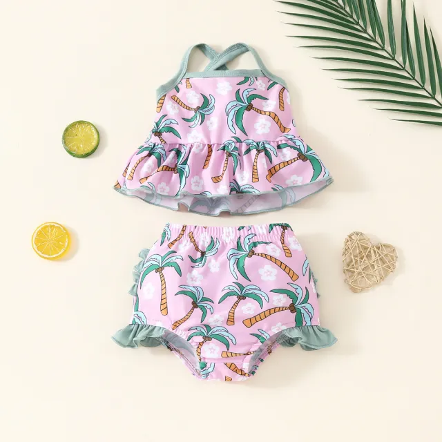 Summer Cute Swimsuit Beach Shorts Suit White - Shop at LoveMi