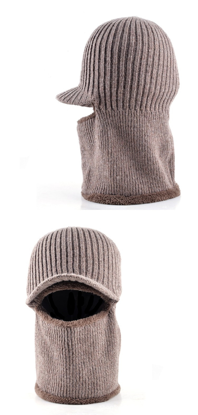 Title 6, Warm Woolen Ear Protection Thickened Cold Mask ...