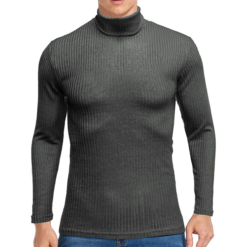 Title 18, Herren Pullover High-Neck Warmer Langarm T-Shir...