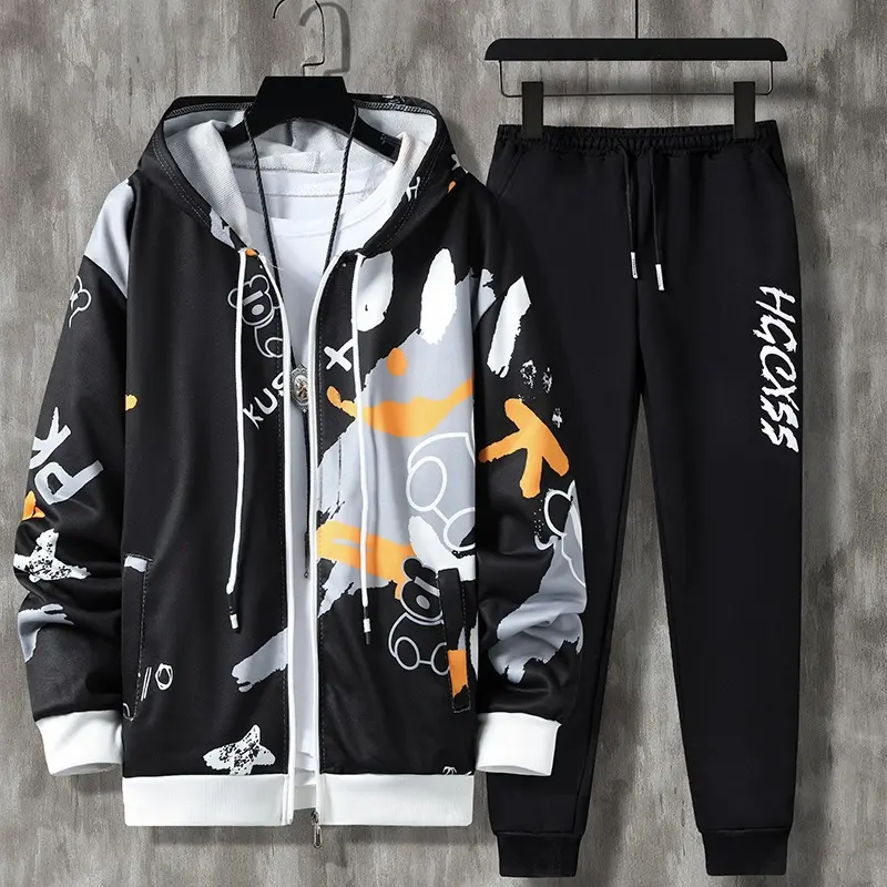 Men's Spring And Autumn Long Sleeve Zipper