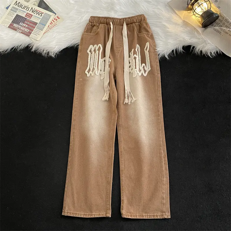 Men's Four Seasons Tide All-matching Straight Loose Casual Trousers