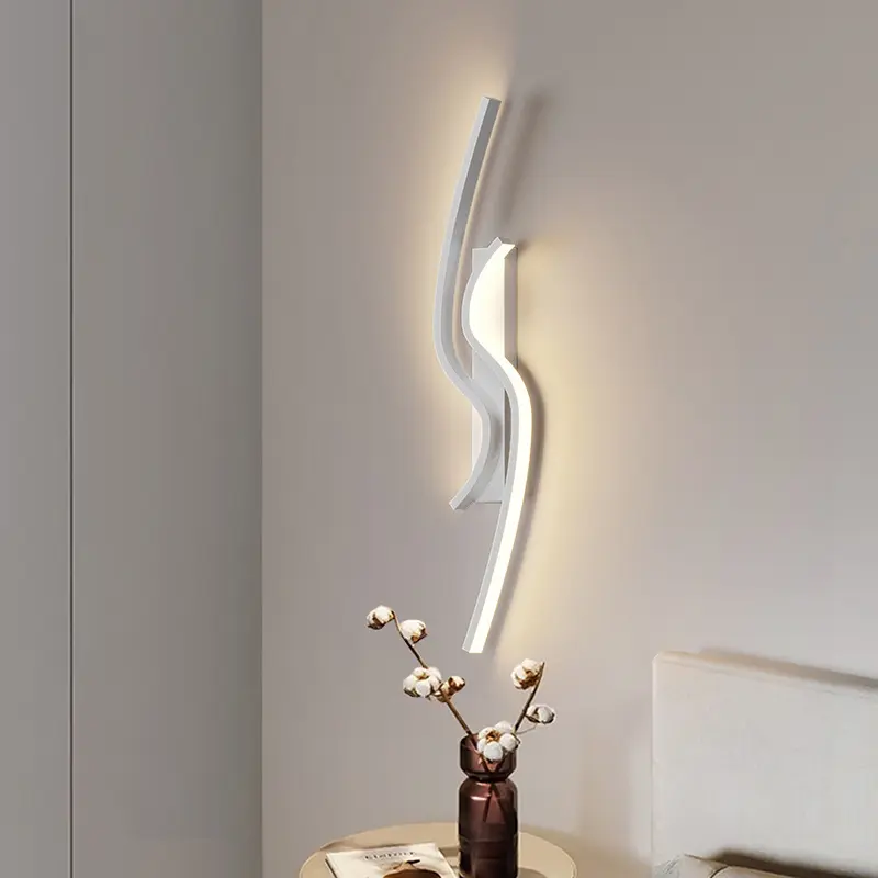 Bedroom Bedside Lamp Living Room Television Background