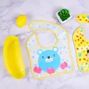 Detachable No-wash Waterproof Silicone-like Bib For Kids view 20