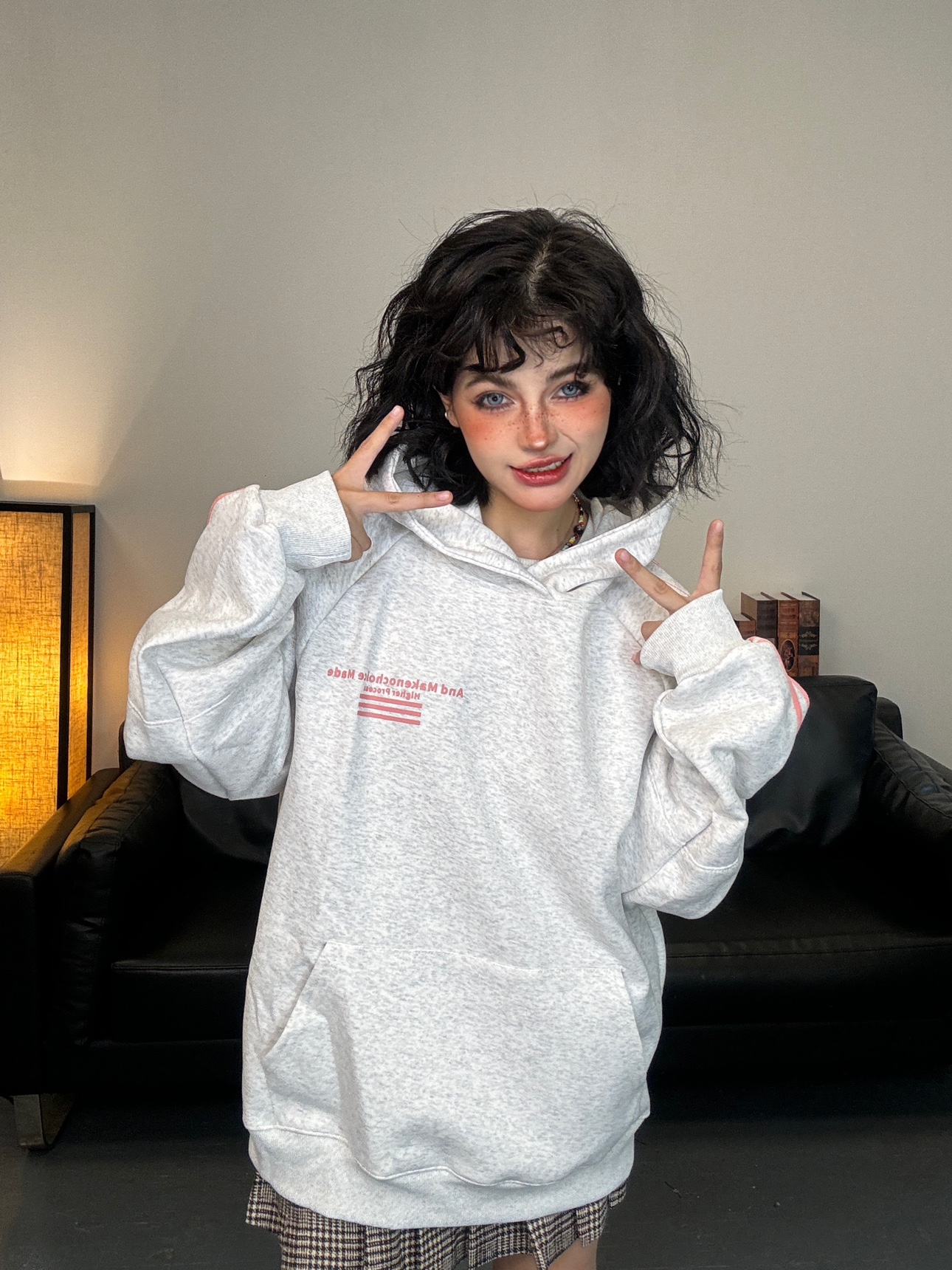 Street Letters Dopamine Striped Hoodie