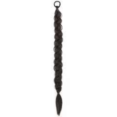 24-inch Women's Braid Hair Ring Horse Tail Strip Rubber Band Horse Tail - Style 2 - View 1