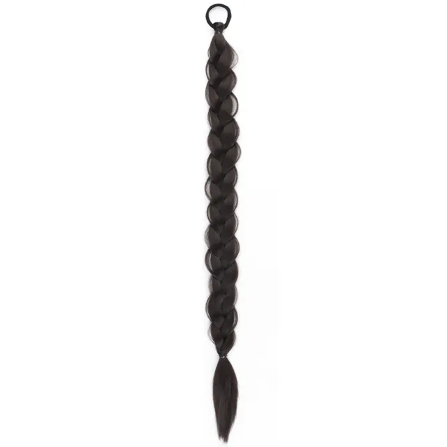24 inch Women's Braid Hair Ring Horse Tail Strip Rubber Band Horse Tail Style 2 - Shop at LoveMi