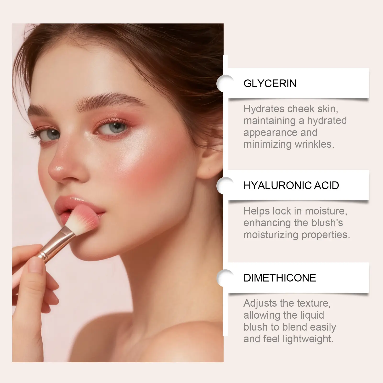 Moisturizing Hydrating Matte Blush And Lip Gloss
