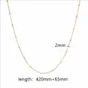 Personalized DIY Vacuum-Plated Stainless Steel Necklace view 20