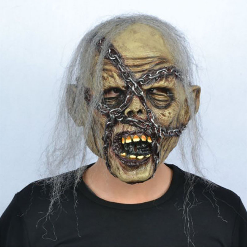 Halloween Ghost-face Latex Mask