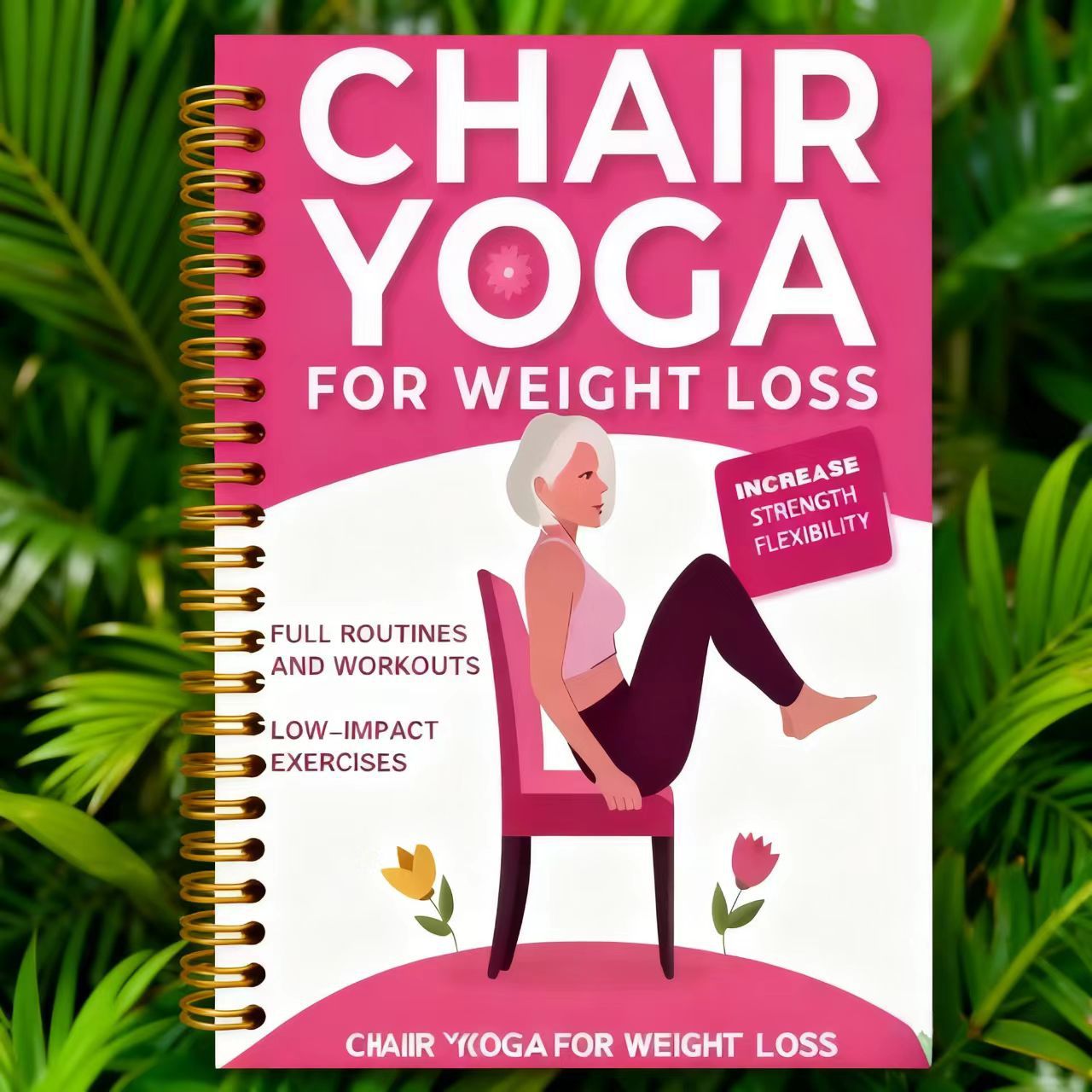 Yoga Training Guide Planner Notebook Coil-Bound Journal