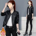 Black Quilted Thickened