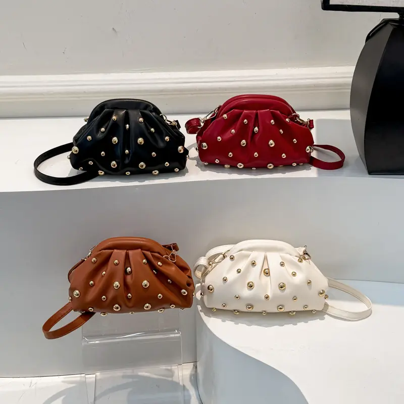 Retro Casual New-style Studded Crossbody Bag