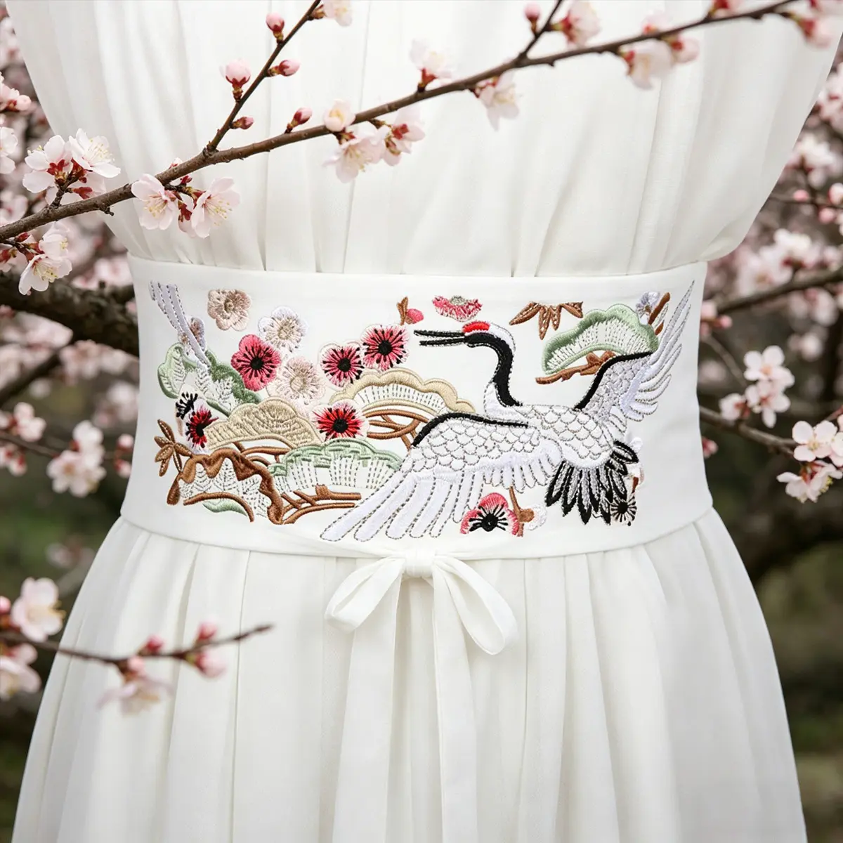 Wide Belt Embellishment For Hanfu Chinese-style Waist