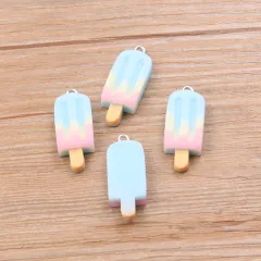 DIY Resin Accessories Gradient Popsicle Sticks Pendant - Blue - View 1