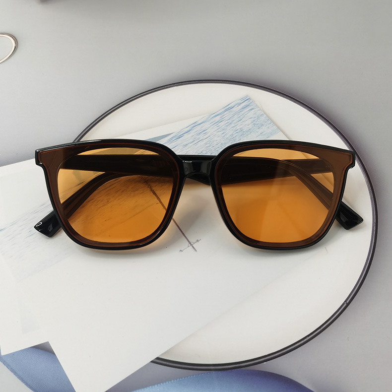 Black Frame Orange Lens