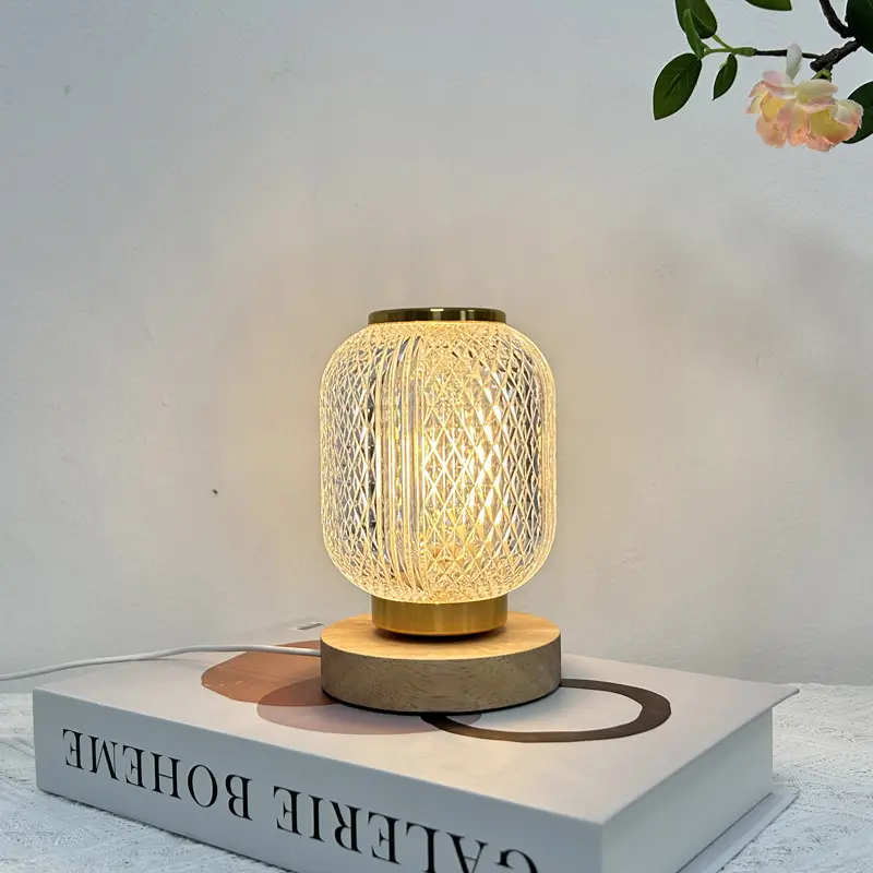 Crystal Bedside Gift Romantic Table Lamp Camping