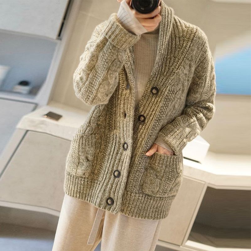 Chunky-Knit Cardigan Coat, picture 5 of 6