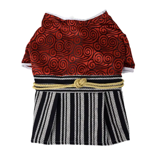 Japanese Kimono Dog Warrior Costume Red - Shop at LoveMi