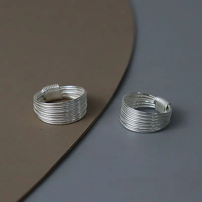 Sterling Silver Ring Simple And Exquisite Special-interest Design High Sense