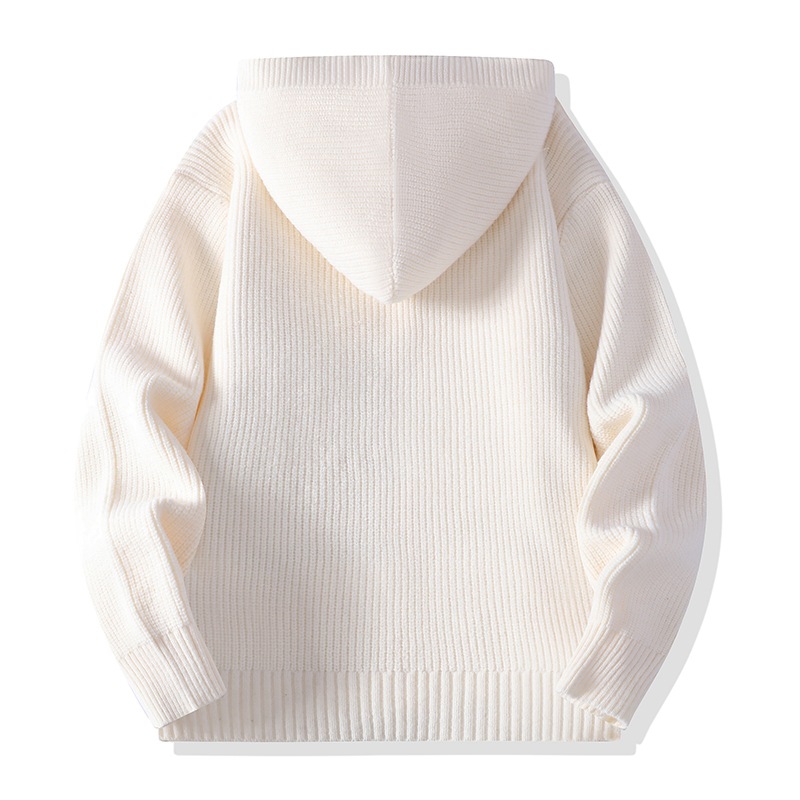 Mens Knitted Fashion Lapel Sweater Cardigan