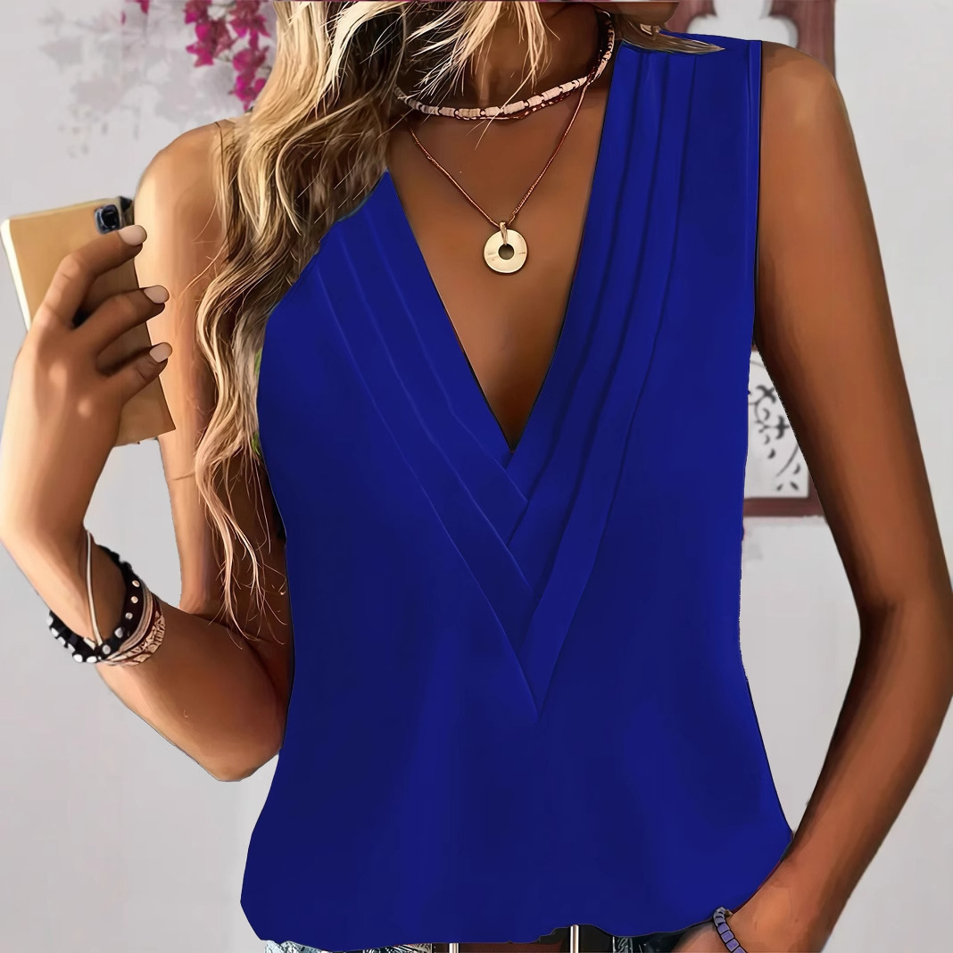 Knitted Fashionable Sleeveless Womens Vest Top In Plus Sizes For A Chubby