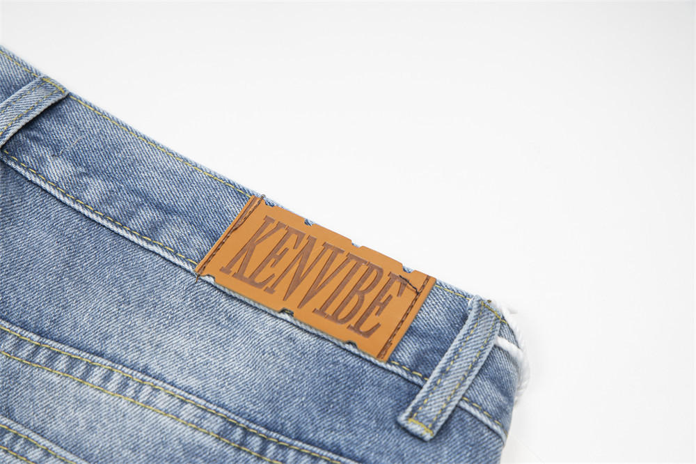 Lightning Embroidered Denim Trousers Men - Image 26