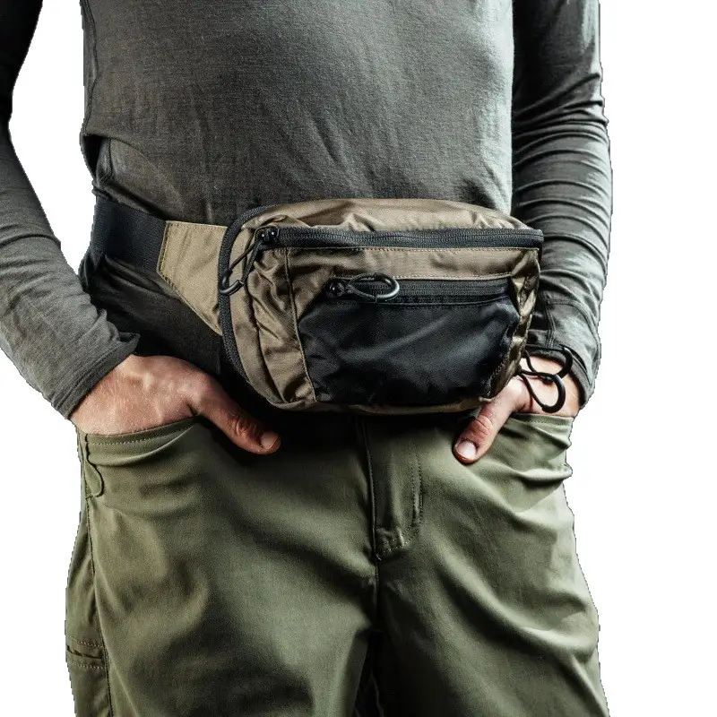 Tactical Dual-Compartment Waterproof Waist Pack