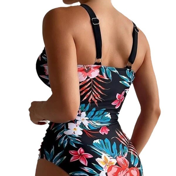 Women's Floral Bikini One-piece Swimsuit - Image 13